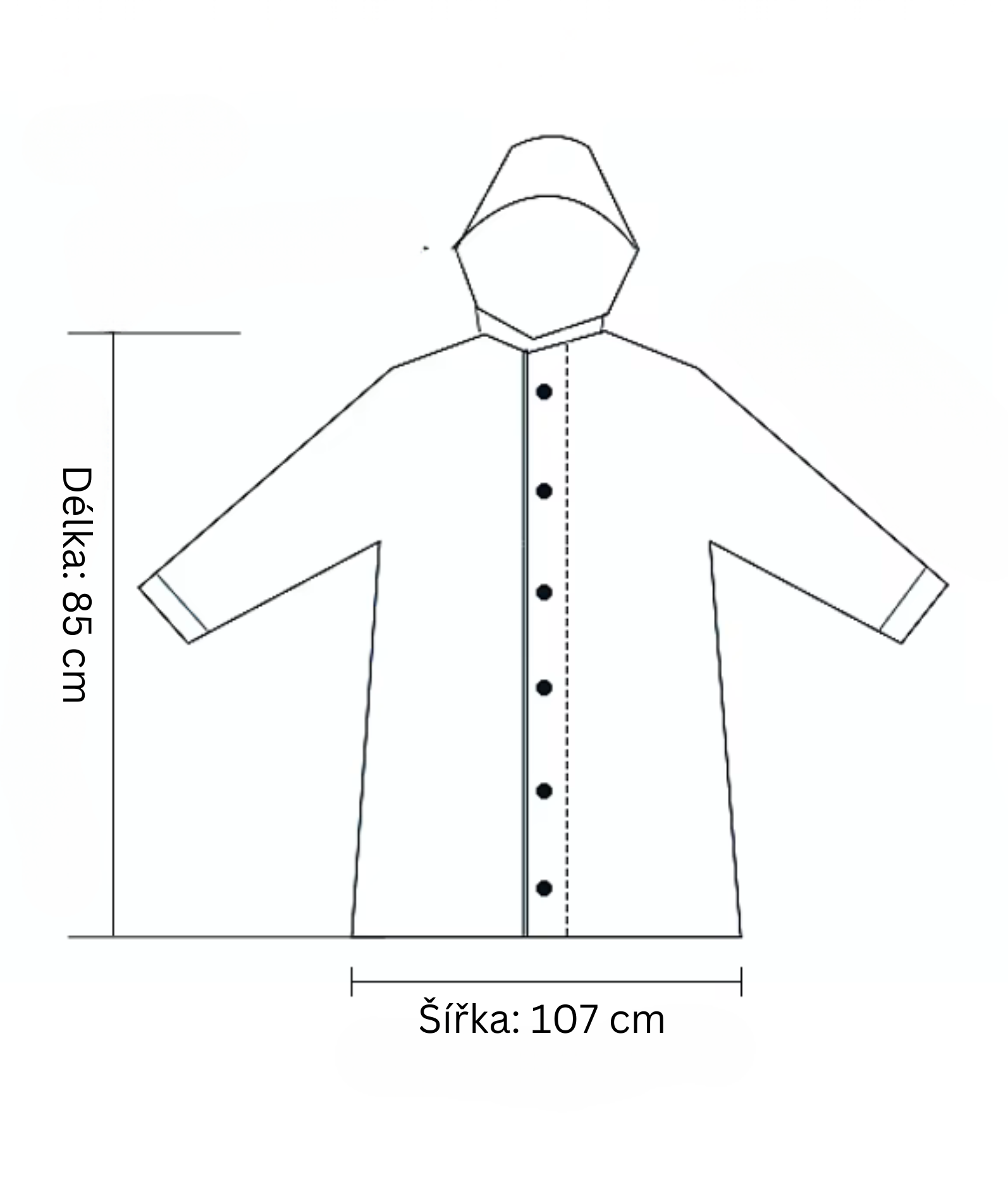 Dětská plástěnka 120-160 cm